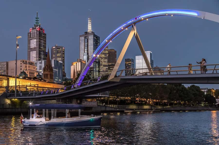 1.5Hr Yarra River Crown Flames and City Lights Cruise - What You Really Get: Cheese, Wine, and a Smart 90-Minute Pace