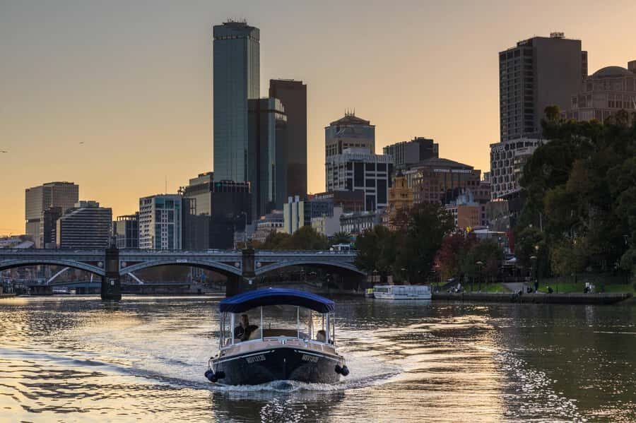 1.5Hr Yarra River Crown Flames and City Lights Cruise - Docklands Start: Getting Ready at 45 Newquay Promenade
