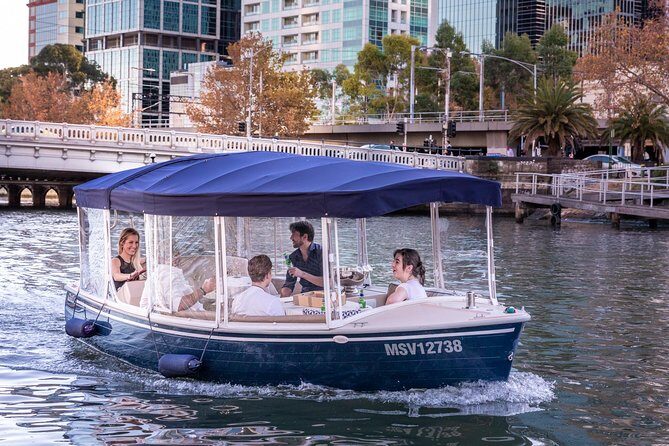 2-Hour Self-Drive Boat Hire on the Yarra River - The Harvey A experience: electric quiet, comfort kit, and cabin options