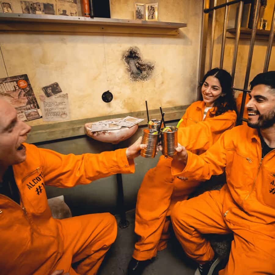 Alcotraz Melbourne: World’s First Prison-Themed Cocktail Bar - The bar behind bars: how the inmate bartenders change the vibe