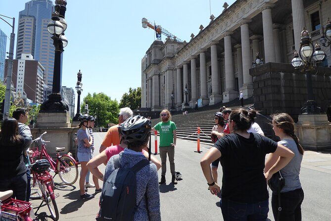 Electric Bike Tour of Melbourne - Meeting at Blue Tongue Bikes in Batman Park and Getting Rolling