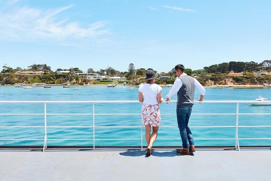 From Melbourne: Bay Sightseeing and Ferry Ride with Lunch - Portsea Surf Beach and London Arch: where the shoreline turns sculptural