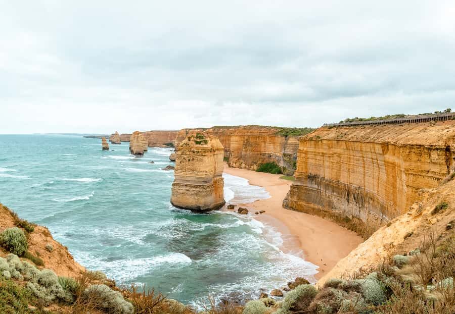 From Melbourne: Small Group Great Ocean Road Tour - Anglesea and the first lookout rhythm after passing Geelong