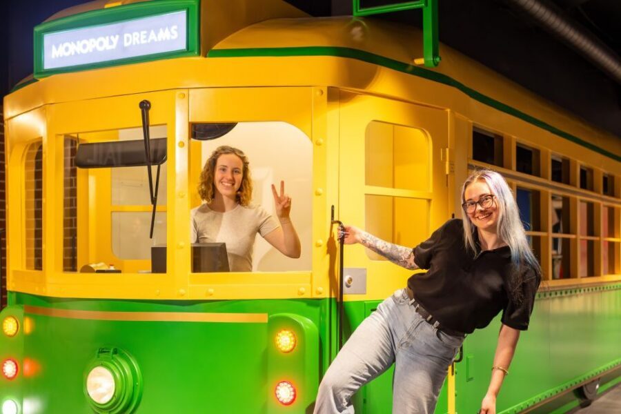Melbourne: MONOPOLY DREAMS Admission Ticket - The mansion’s 4DX cinema: motion, 3D glasses, and Melbourne through action