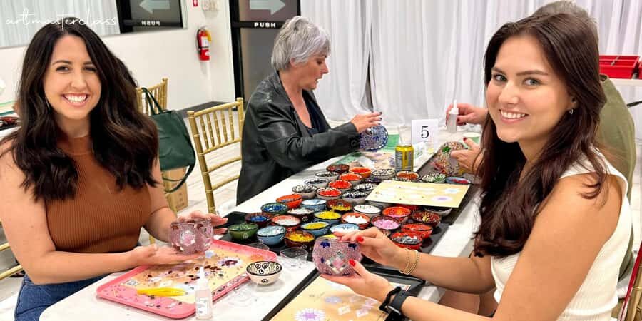 Melbourne: Mosaic Art Classes - Turkish Lamp Workshop - Design support: color harmony, patterns, and picking something you’ll be happy with