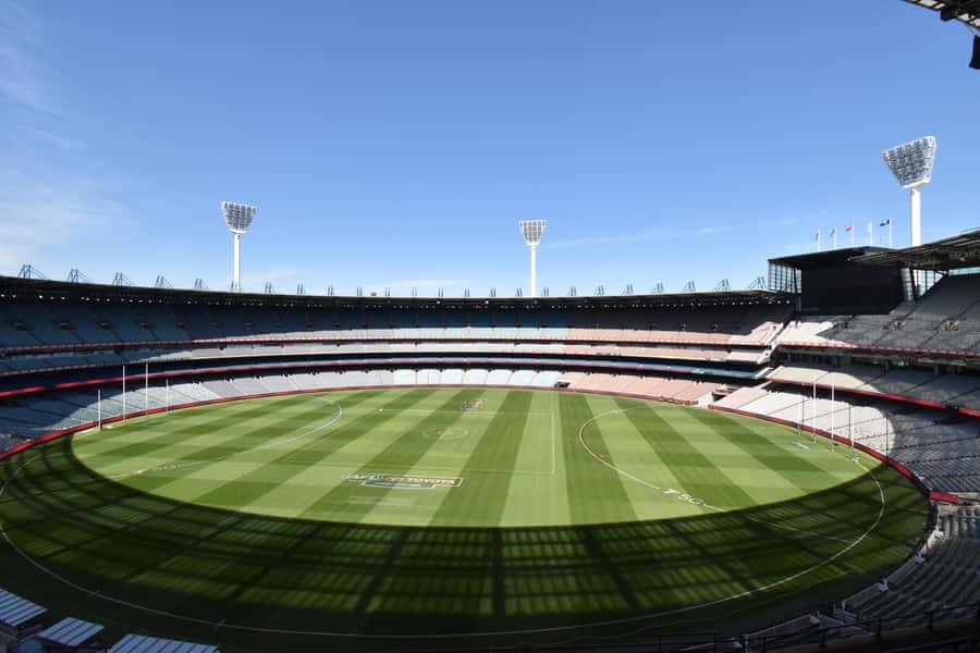 Melbourne Park Tennis Sporting Experience - Walking the Olympic Precinct: Football HQ Energy
