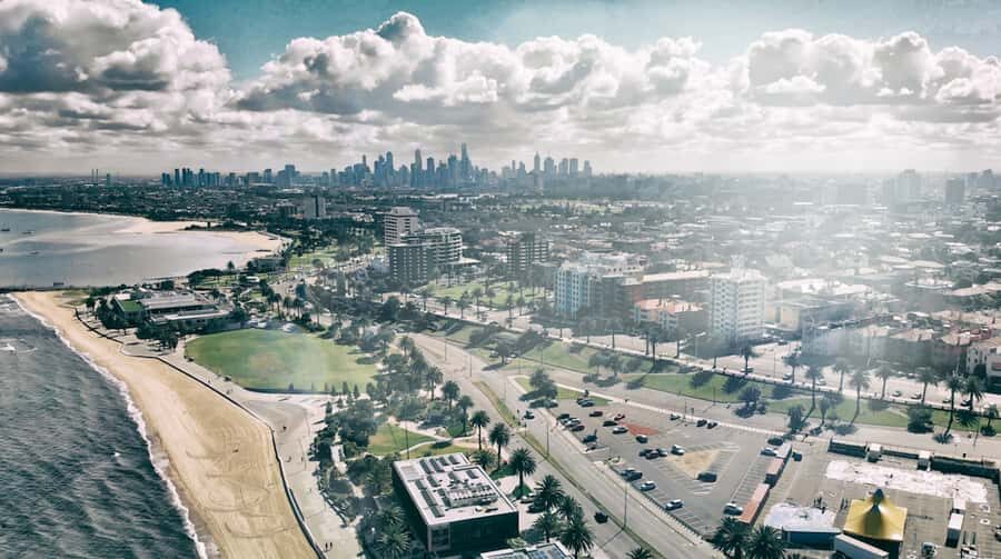 Melbourne: Private City Skyline and Bay Helicopter Ride - MCG Interior View and Parliament House Steps: City Landmarks at Close Range