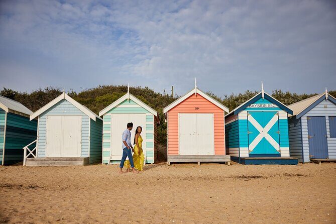 Melbourne Sightseeing Tour in Small Group - Brighton Bathing Boxes: the color spot that finishes strong