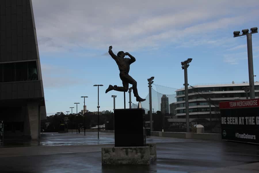 Melbourne Sports Walk - AAMI Park and the stadium belt for rugby and soccer