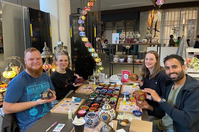 Mosaic Art Classes Melbourne: Turkish Lamp Workshop - Getting to Art Masterclass at 555 Flinders Ln