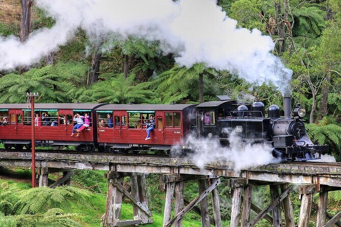 Puffing Billy And Phillip Island Penguin Parade Bus Tour - Emerald Lake to Belgrave steam ride: what to do on the train