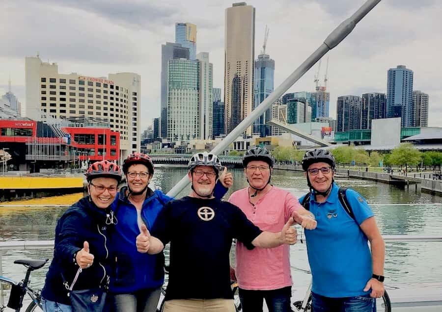 The Famous Melbourne City Bike Tour - Queen Victoria Market break for gourmet shopping