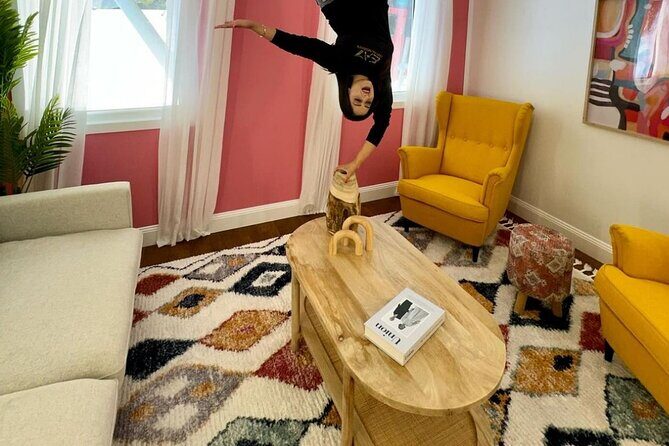 Upside Down House Photo Experience in Australia - A Quick Dose of Upside-Down Comedy in Docklands