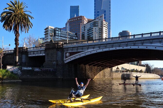 Yarra River Waterbike Tour - Getting Set Up at Mercantile Rowing Club